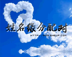 姓名配对缘分测试